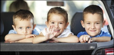 viaggiare in auto con i bambini
