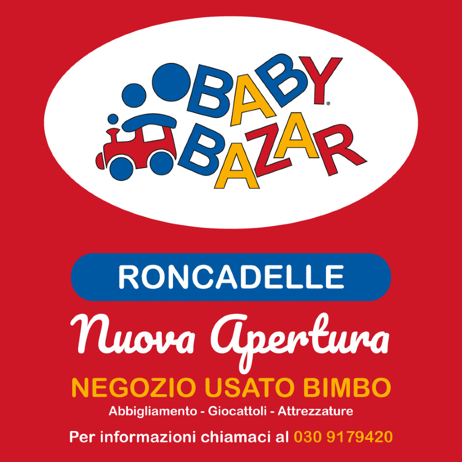 nuova apertura Baby Bazar Roncadelle