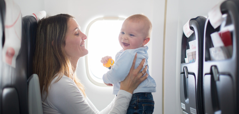 viaggio lungo in aereo con bambini